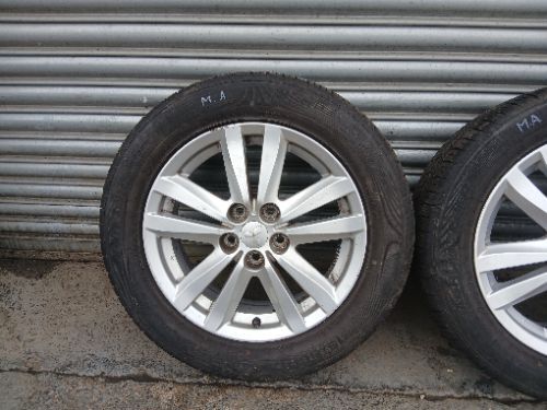 MITSUBISHI ASX MK1 SET OF 4 17"ALLOY WHEELS WITH TYRES 215/60 R17