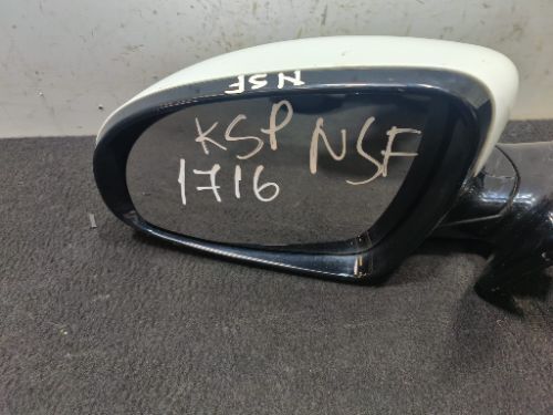 KIA SPORTAGE MK4 QL N/S PASSENGER SIDE LEFT WING MIRROR WHITE