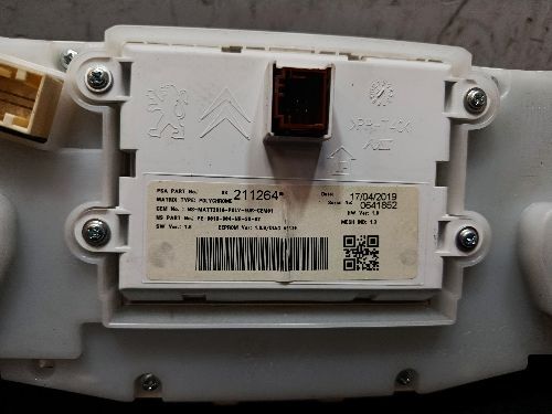 PEUGEOT 208 MK1 1.2 PETROL MANUAL ECU KIT
